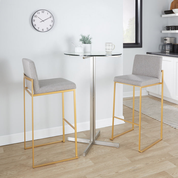 Fuji - Contemporary Design High Back Barstool