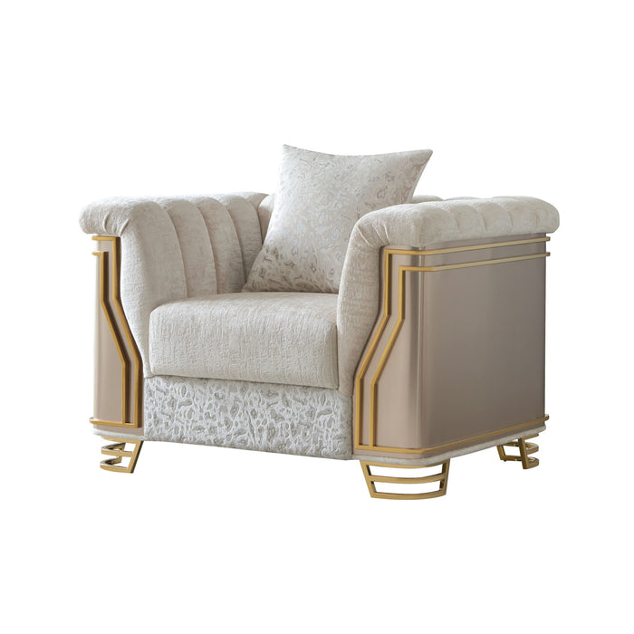 Chateau - Chair - Cream / Brown