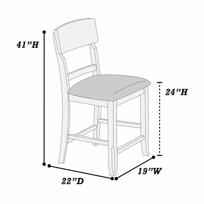 Contemporary Counter Height Dining Set With Built In Lazy Susan