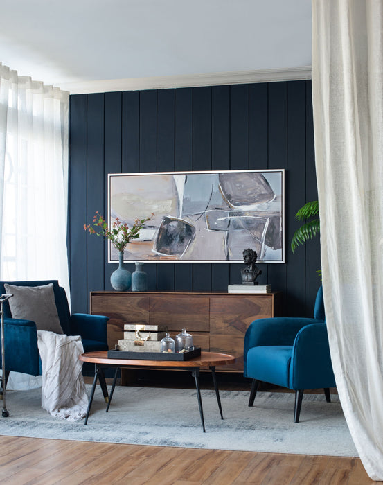 Large Modern Oil Painting, Framed Landscape Wall Art For Living Room Dining Room Office Bedroom - Multicolor