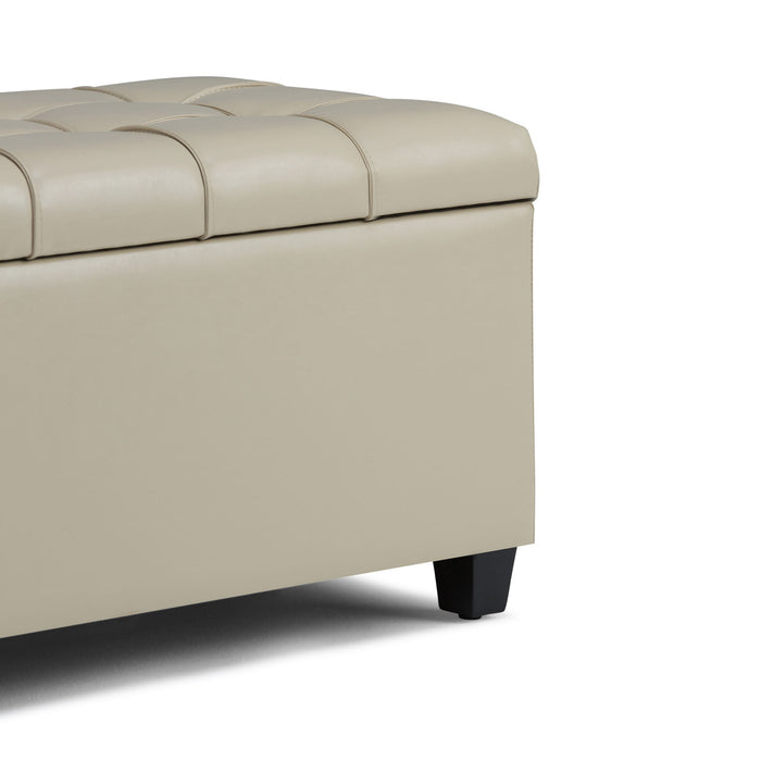 Sienna - Upholstered Storage Ottoman Bench