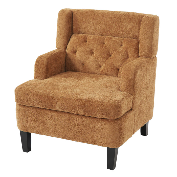 Modern Tufted Upholstered Accent Chair For Living Room