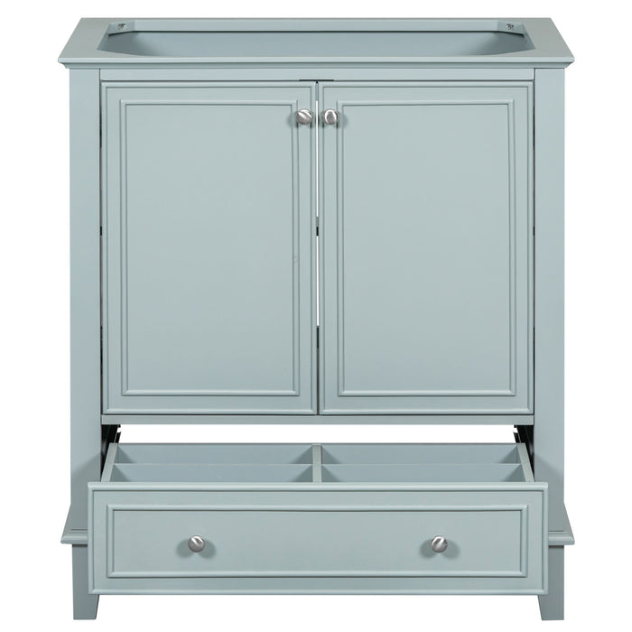 Modern Bathroom Vanity Base Only With Doors And Drawer