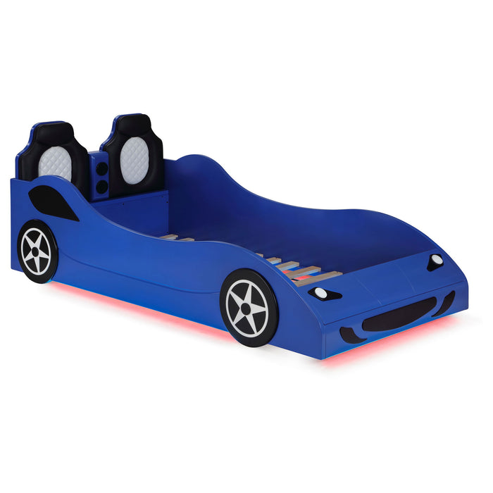 Solana - Race Car Bed With Underglow Lights