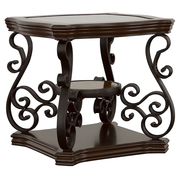 Arrize - Coffee And End Table Set With Scroll Legs