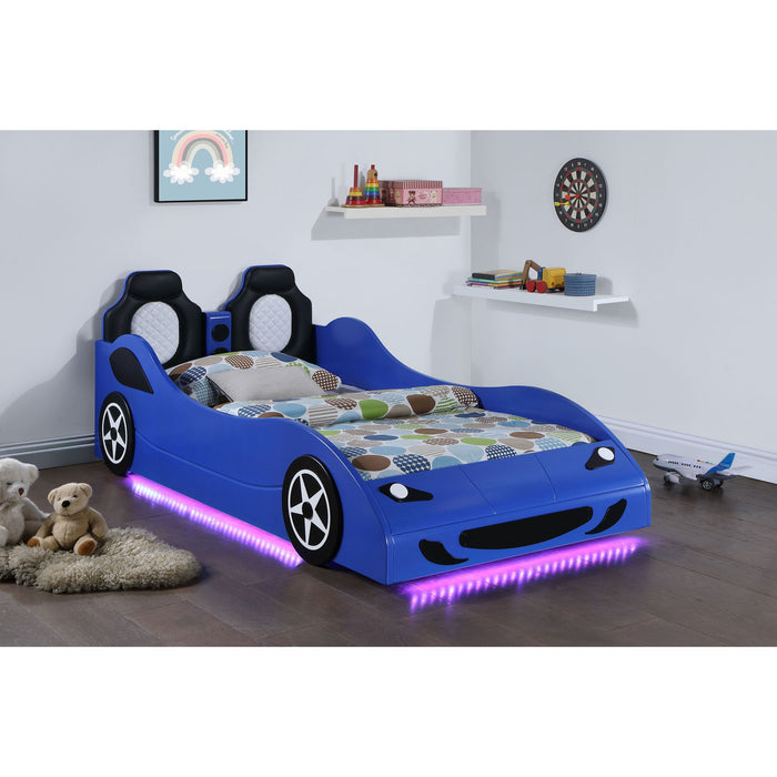 Solana - Race Car Bed With Underglow Lights