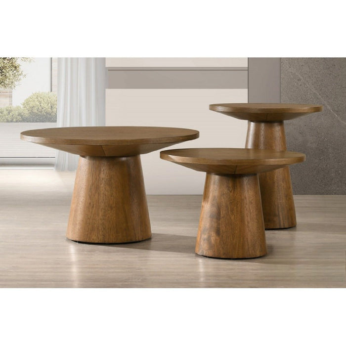 Round Console Table With Pedestal Base