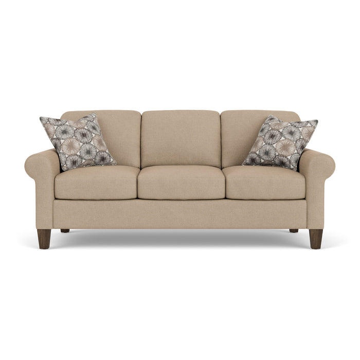 Moxy - Fabric Sofa, Curved Sock Arms