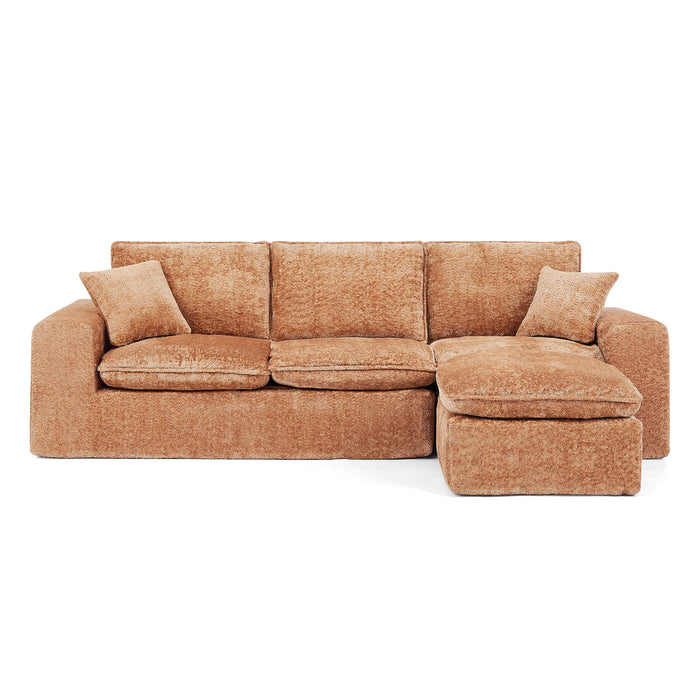 Sectional Sofa With Moveable Ottoman