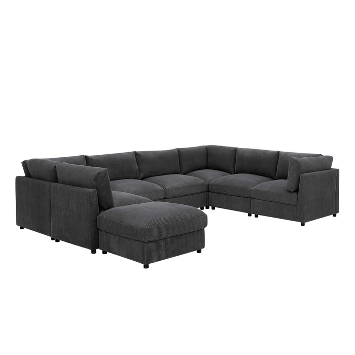 Modern Reversible Modular Sectional