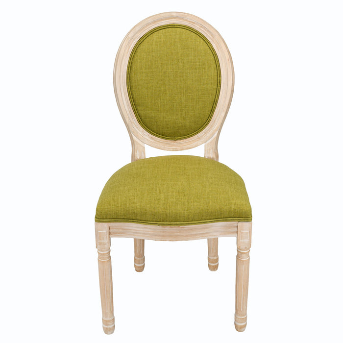 Upholstered With Round Back Dining Chairs (Set of 2)
