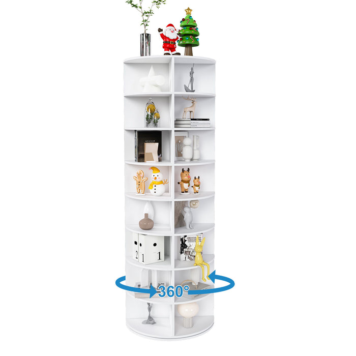Rotating Shoe Rack Tower