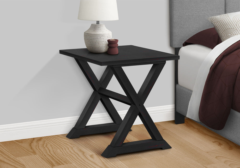 Compact Accent End Table, Square, Transitional