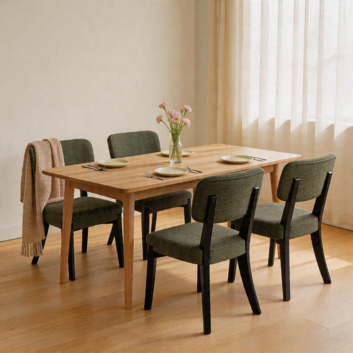 Contemporary Armless Dining Chairs (Set of 2)
