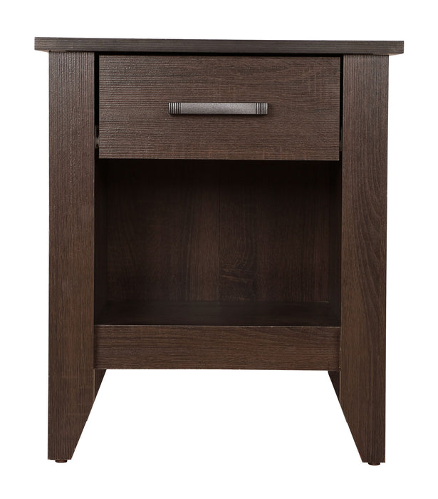 Roller Drawer Glides Nightstand