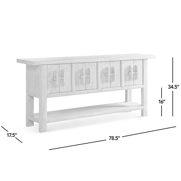 Rowan - Sideboard With Lower Shelf - Natural