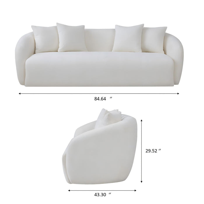 Linden - Sofa - Ivory