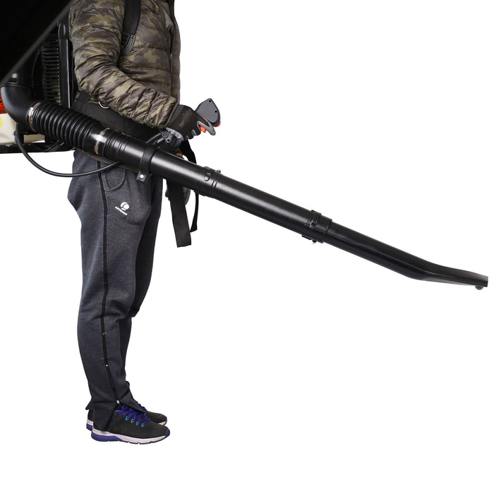 Powerful 76Cc 4 Stroke Gasoline Blower Epa Compliant Red Plastic - Red