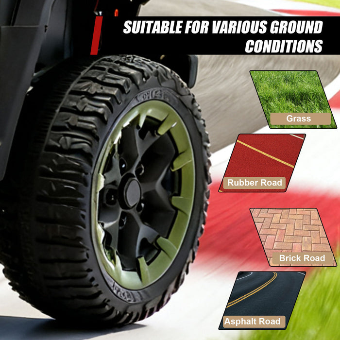 Electric Car With Remote Control, Colorful LED Lights, USB & MP3