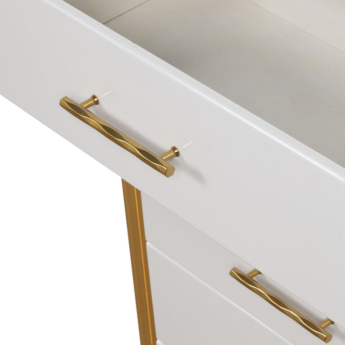 Obsession - 5 Drawer Chest - White