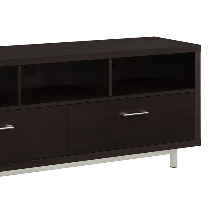 Drawer Storage TV Console - Brown