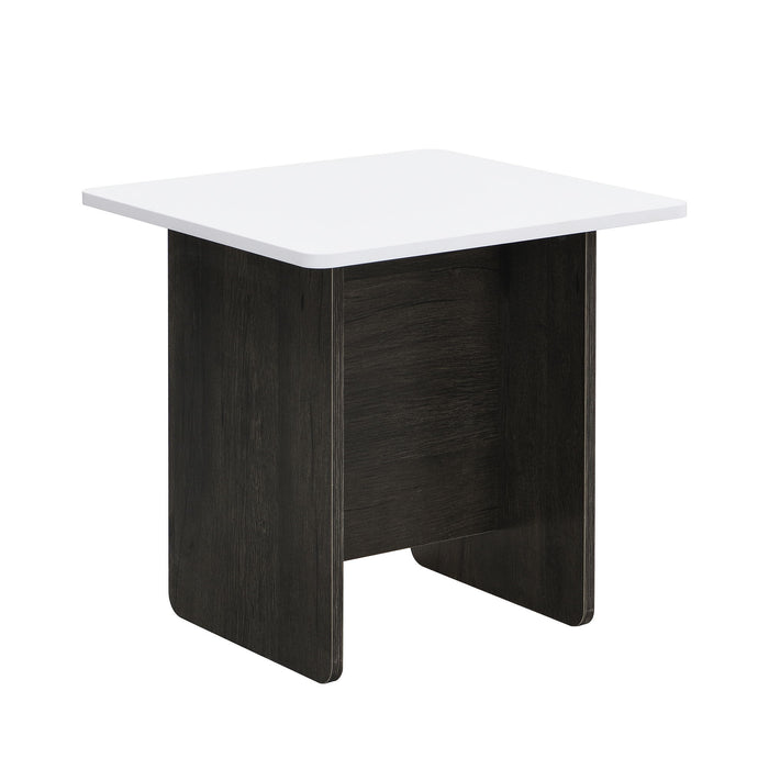 Small Square Coffee Table With End Table (Set of 2)