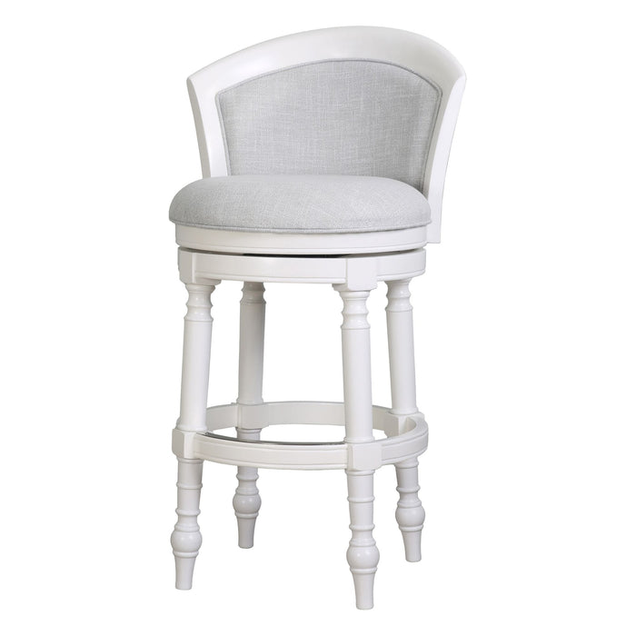 Barrel Back Stool With Swivel