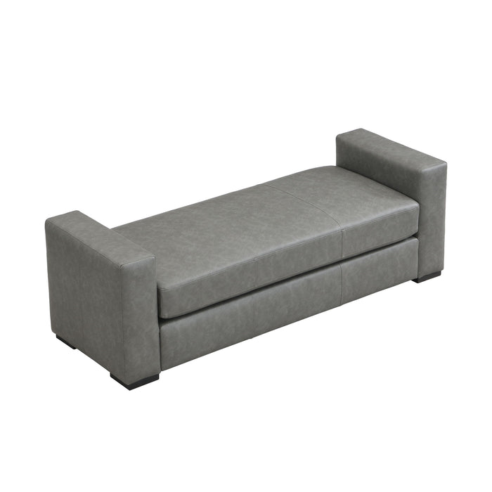 Ottoman With Unique Armrest Design For Living Spaces