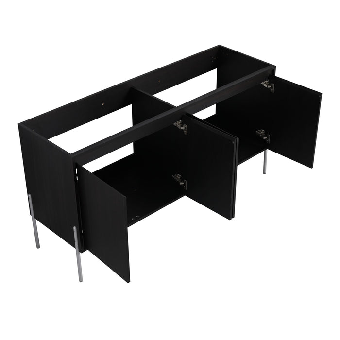 Freestanding Bathroom Vanity & Soft Close Cabinet Doors