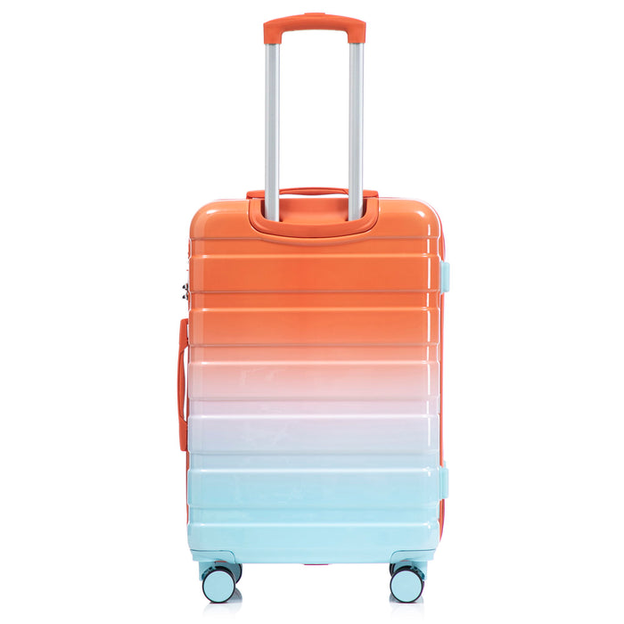 Luggage Set 20" /24" /28" With Combination Lock And Silent Wheels