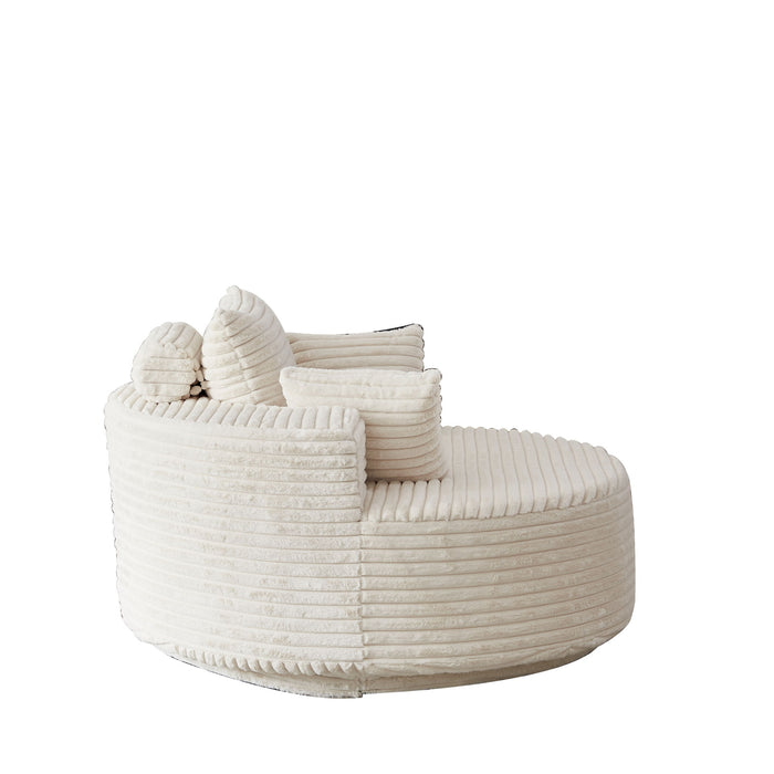 Swivel Chair With 360° Rotation For Living Room
