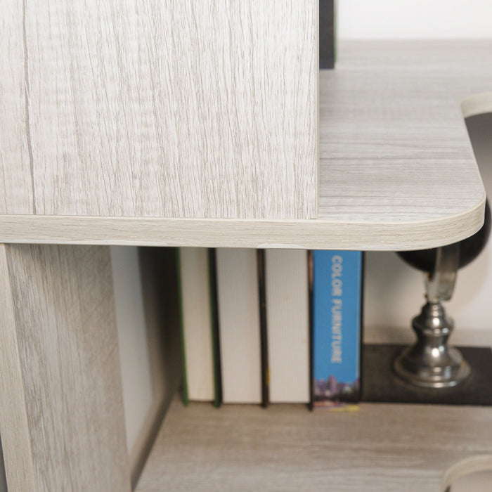 L-Shaped Corner Bookshelf