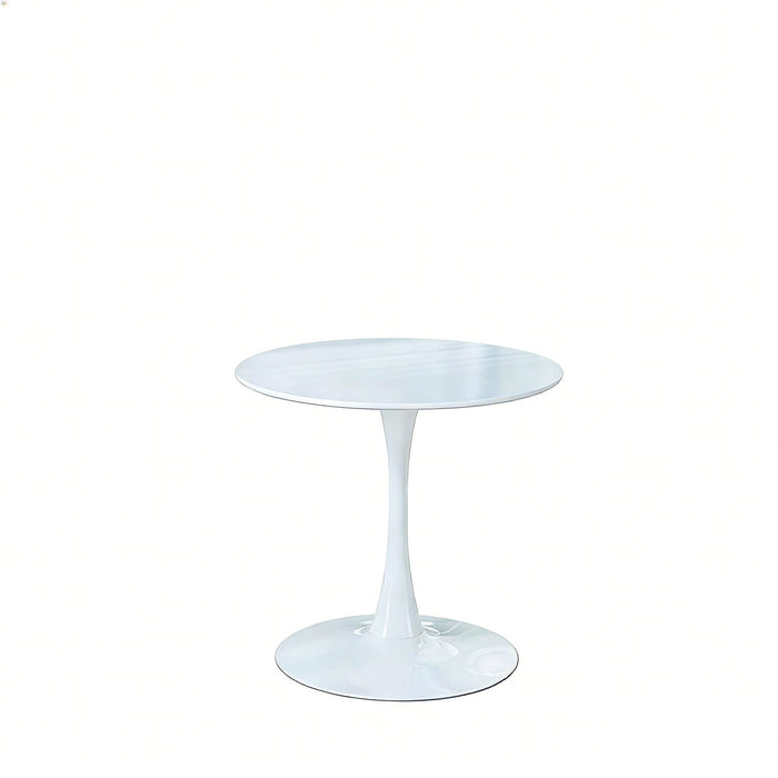 Mid-Century Tulip Table With Round Top, Pedestal Base