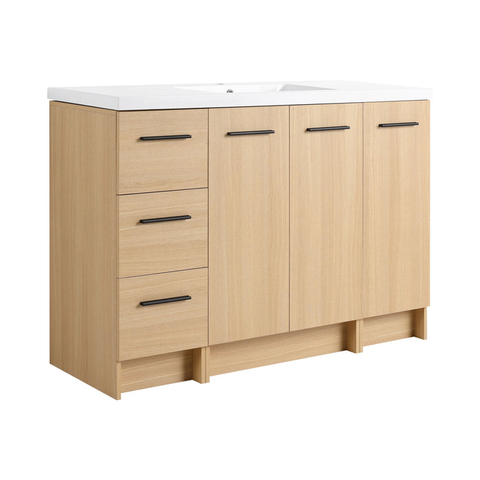 Floating Bathroom Vanity With Sink, Modular Cabinet