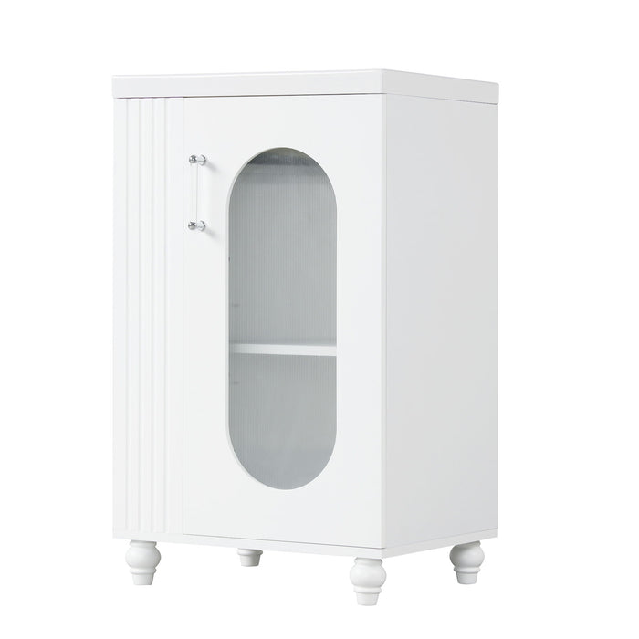 Modern Bathroom Vanity With Sink, Adjustable 2 Tier Shelf