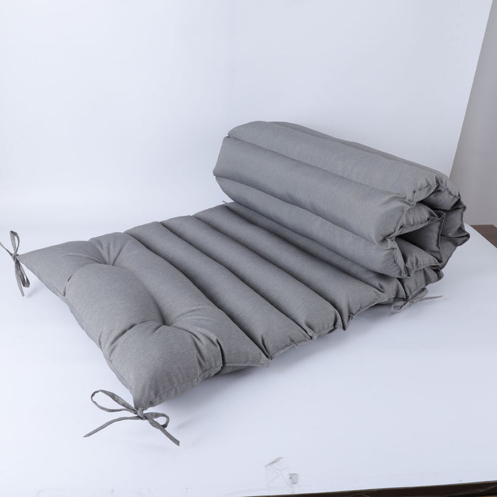 2 Piece Outdoor Chaise Lounge Chair Cushion Set