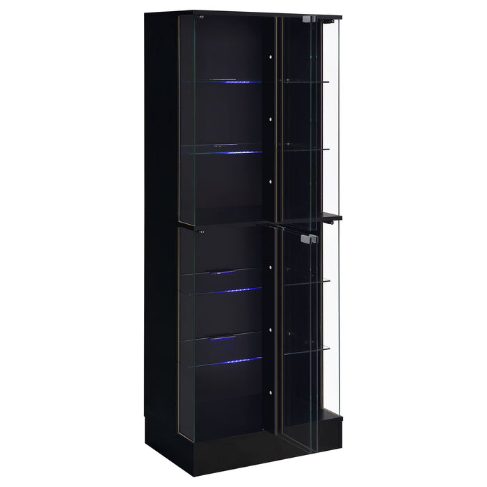Gilbert - 4 Door LED Curio Display Cabinet