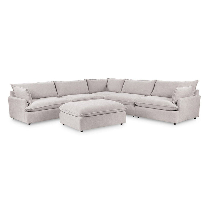 Caplan - 6 Piece Modular Sectional With Ottoman