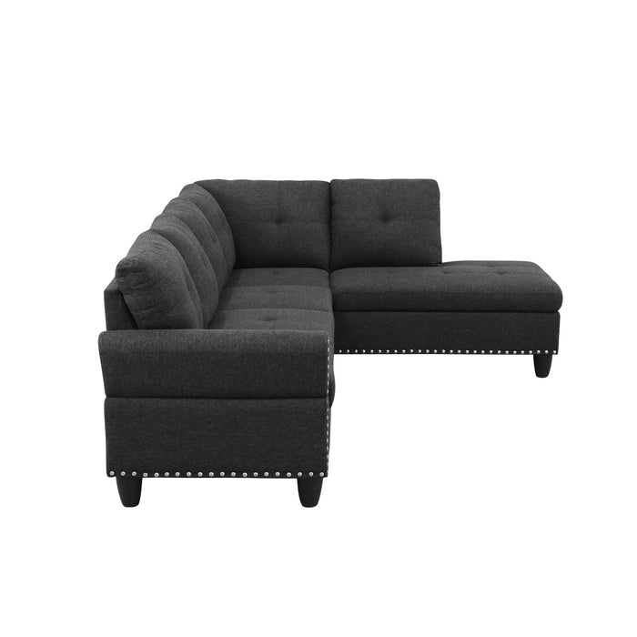 L - Shaped Sectional Sofa With Movable Left Chaise