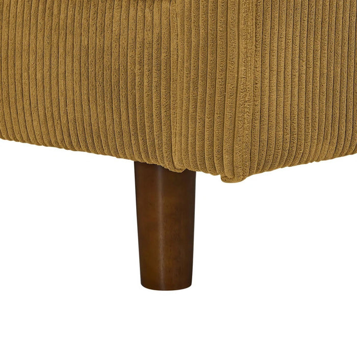 Upholstered Sectional With Toss Pillows