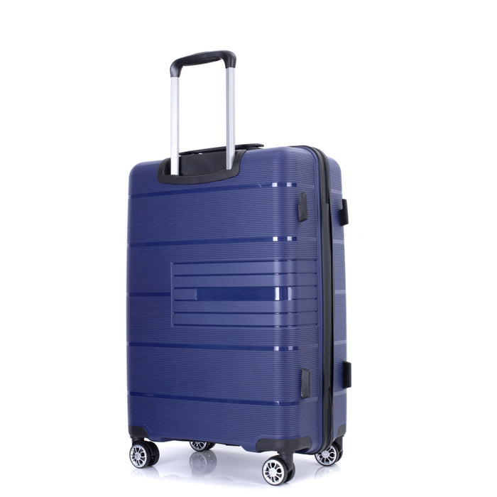 Hardshell Suitcase Double Spinner Wheels Luggage Sets, Lightweight With Tsa Lock, 3 Piece Set
