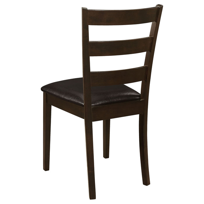 Arvin - 5 Piece Dining Set With Rectangular Table And Bench With Seats - Cappuccino