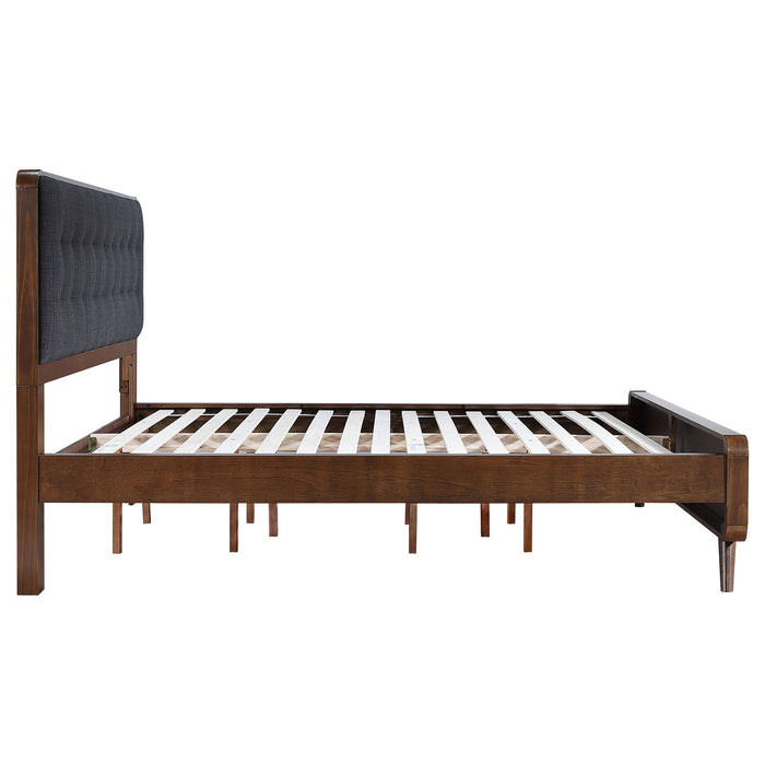 Carson Carrington - Platform Bed With Tufted Upholstery