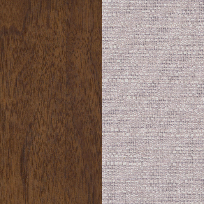 Shirley - 5 Piece Round Dining Table Set With Cushioned Chairs - Dark Walnut