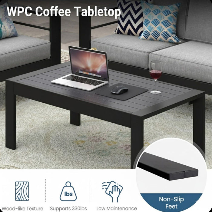 Outdoor Patio Set, All-Weather, Thick Cushions