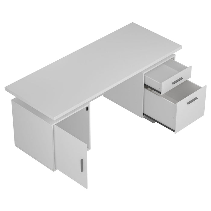 Jensen - 2 Drawer Desk - White