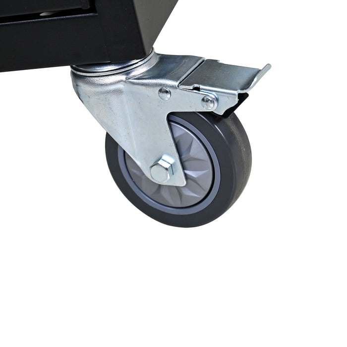 16 Bay Mobile School Charging Cart Station For Chromebook, Tablet And Laptop Computer With Power Strip Included