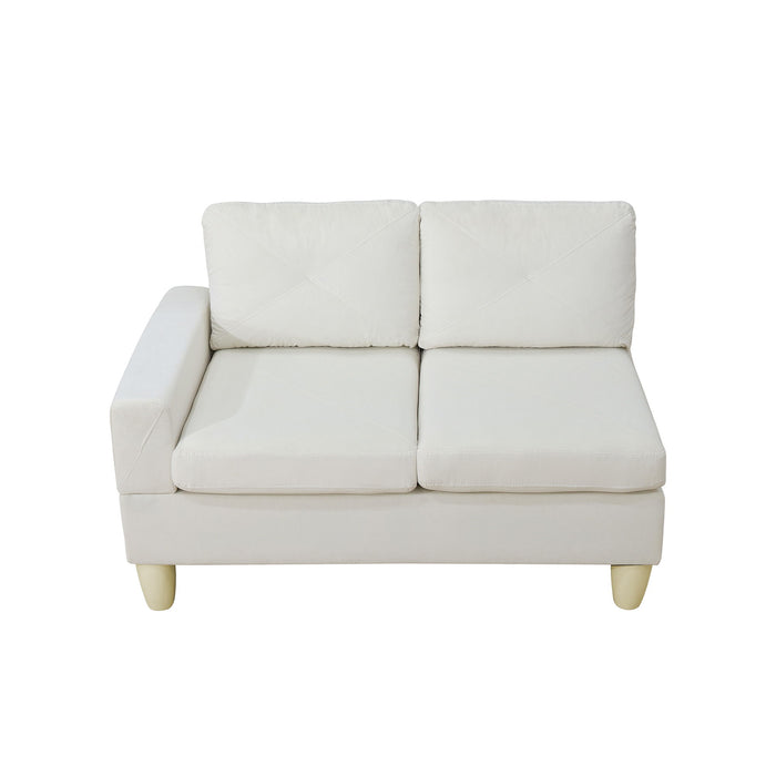 Modular L - Shaped Sectional Sofa 6 Seater 4 Piece Couch With Chaise