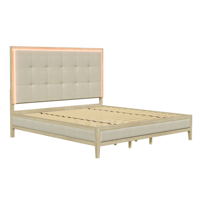 Adeline - Bed With LED Light (Low Footboard)