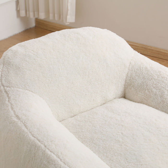 Giant Bean Bag Chair, Spacious Memory Foam With Armrests